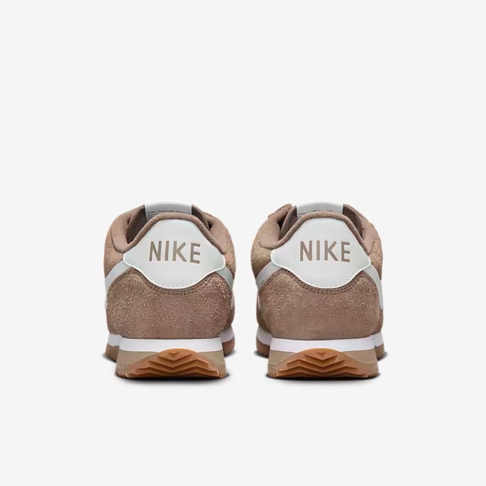 WMNS NIKE CLASSIC CORTEZ TAN BROWN VNTG KHAKI SUEDE MINK LEATHER WHITE GUM - Picture 6 of 10